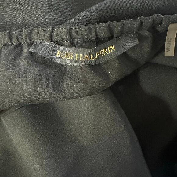 Kobi Halperin Midi Dress Aubrey Linen Blend High Low - Picture 4 of 8